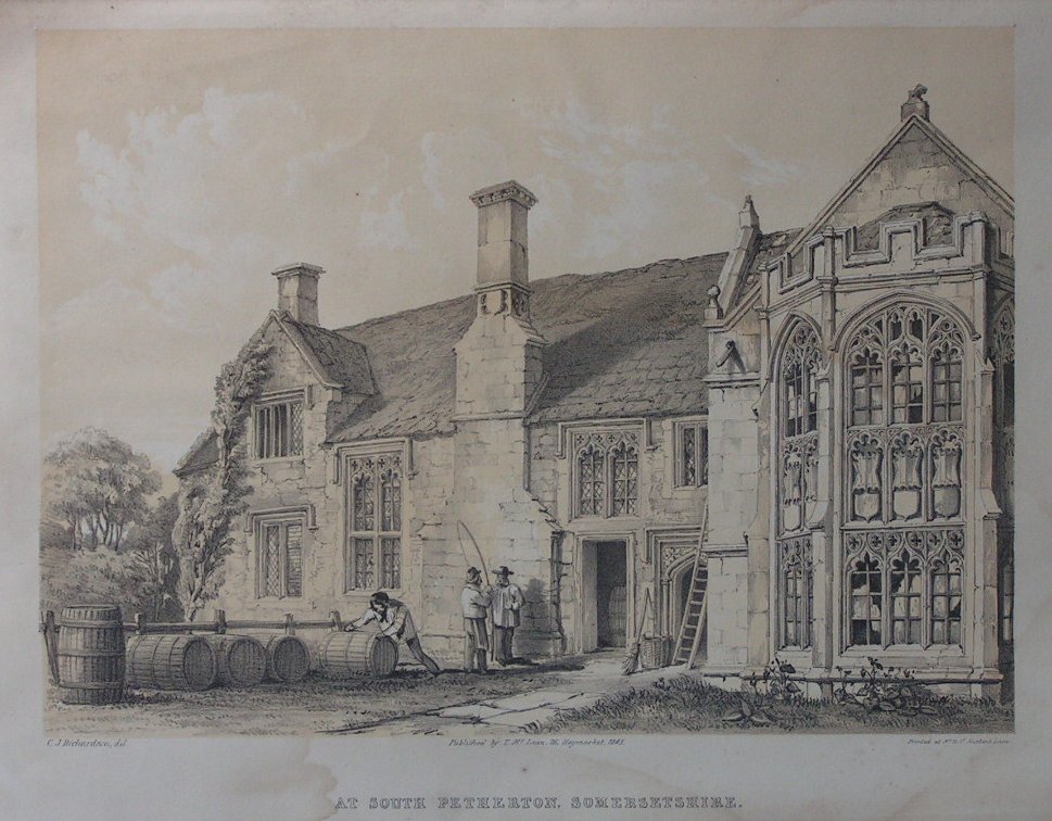 Lithograph - At South Petherton, Somersetshire